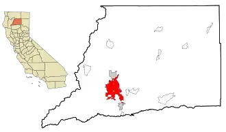 Localisation de Redding