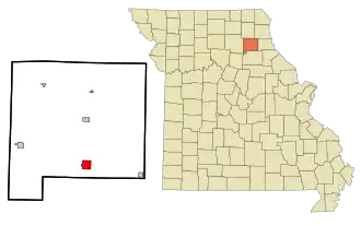 Localisation de Shelbina