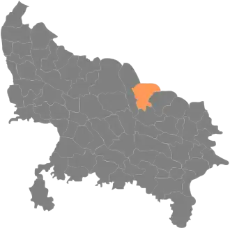 Localisation de District de Shravastiश्रावस्ती जिला