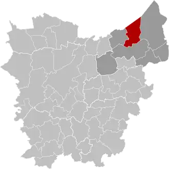 Localisation de Saint-Gilles-Waes