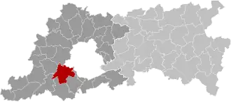 Localisation de Leeuw-Saint-Pierre