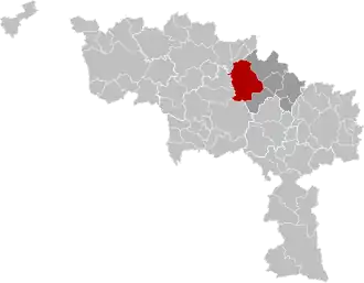 Localisation de Soignies