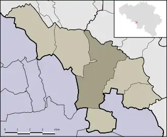 Localisation de Solre-sur-Sambre