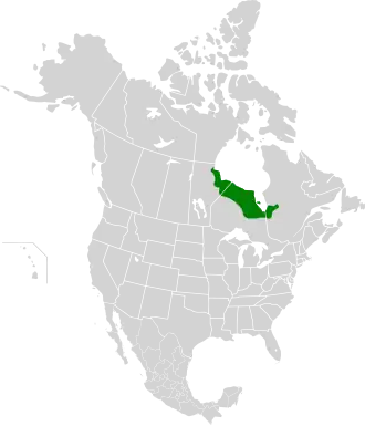 Description de l'image Southern Hudson Bay Taiga map.svg.