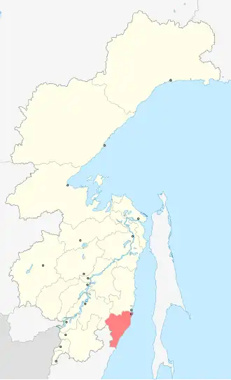 Localisation de Raïon de Sovetskaïa Gavan