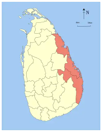 Province de l'Est (Sri Lanka)