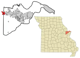 Localisation de Foristell