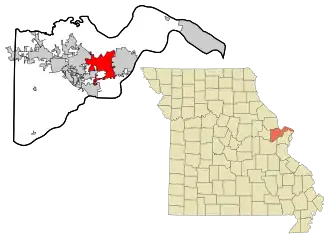 Localisation de St. Peters