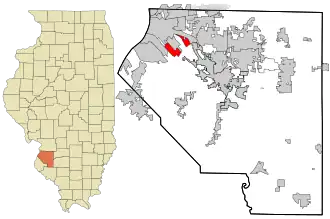 Localisation de Centreville