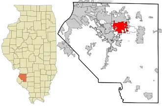 Localisation de Shiloh