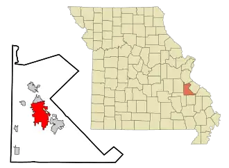 Localisation de Park Hills