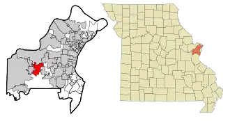 Localisation de Ballwin