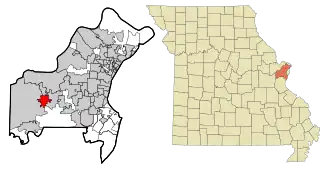 Localisation de Ellisville