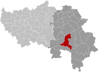 Localisation de Stavelot