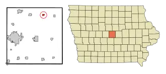 Localisation de McCallsburg