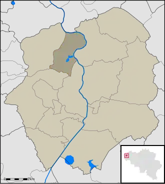 Localisation de Stuivekenskerke