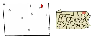 Localisation de Lanesboro