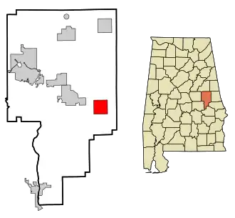 Localisation de Camp Hill