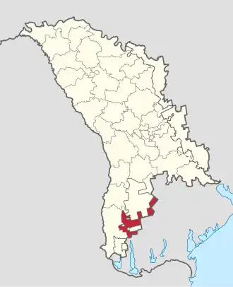 Localisation de Taraclia