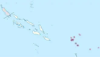 Localisation de Province de Temotu