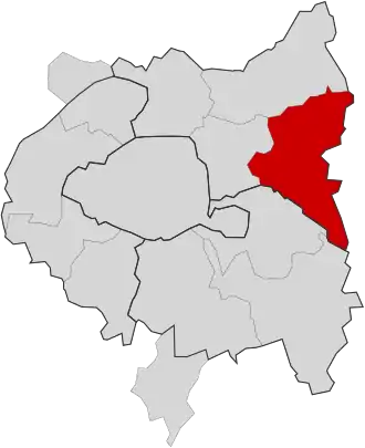 Localisation de Établissement public territorialGrand Paris Grand Est