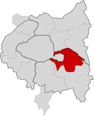 Localisation de Établissement public territorial Paris Est Marne & Bois
