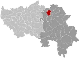 Localisation de Thimister-Clermont