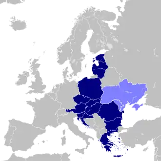 Carte de l'organisation