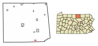 Localisation de Liberty