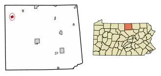 Localisation de Westfield