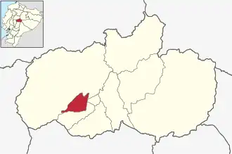 Localisation de Canton de Tisaleo