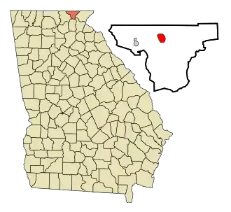 Localisation de Hiawassee