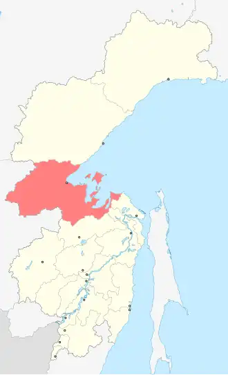 Localisation de Raïon de Tougour-et-Tchoumikan