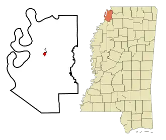 Localisation de Tunica