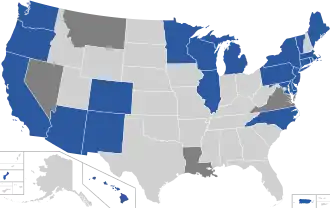 Carte de l'organisation