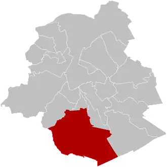 Localisation de Uccle