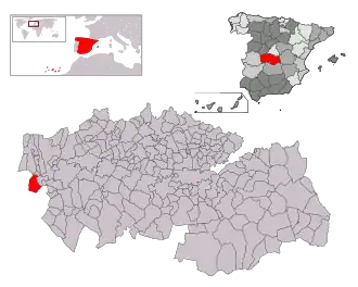 Localisation de Valdeverdeja