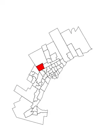 Carte de la circonscription