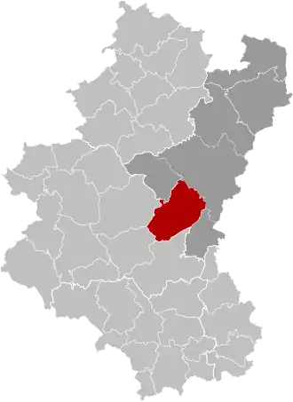 Localisation de Vaux-sur-Sûre