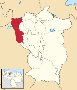 Localisation de Anzoátegui