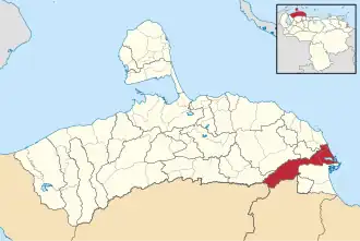 Localisation de Monseñor Iturriza