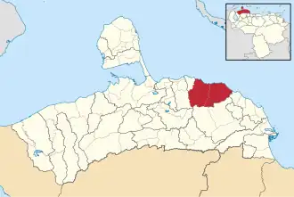 Localisation de Píritu