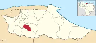 Localisation de Simón Bolívar