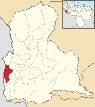 Localisation de Bolívar