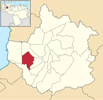 Localisation de Bolívar