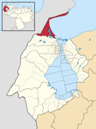 Localisation de Indígena Bolivariano Guajira