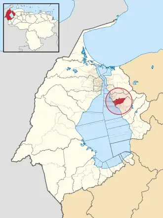 Localisation de Simón Bolívar