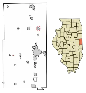 Localisation de Muncie