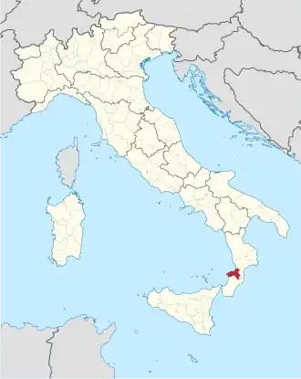 Localisation de Province de Vibo Valentia