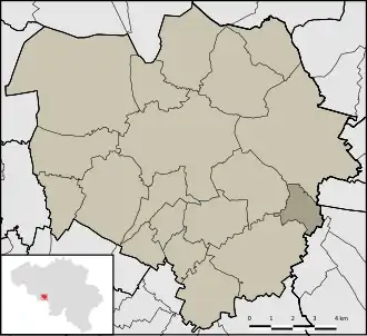 Localisation de Villers-Saint-Ghislain